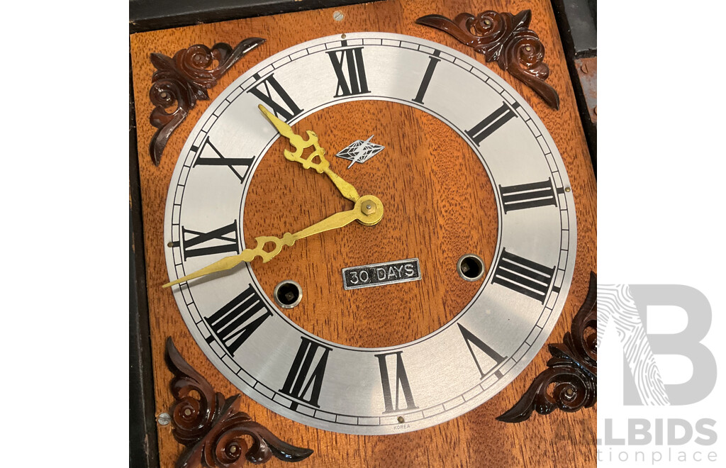 UNIQUE 31 Day Pendulum Strike Wall Clock and 30 Day Pendulum Wall Clock