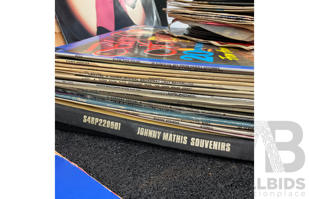 Collection of 63 Vintage LP Records