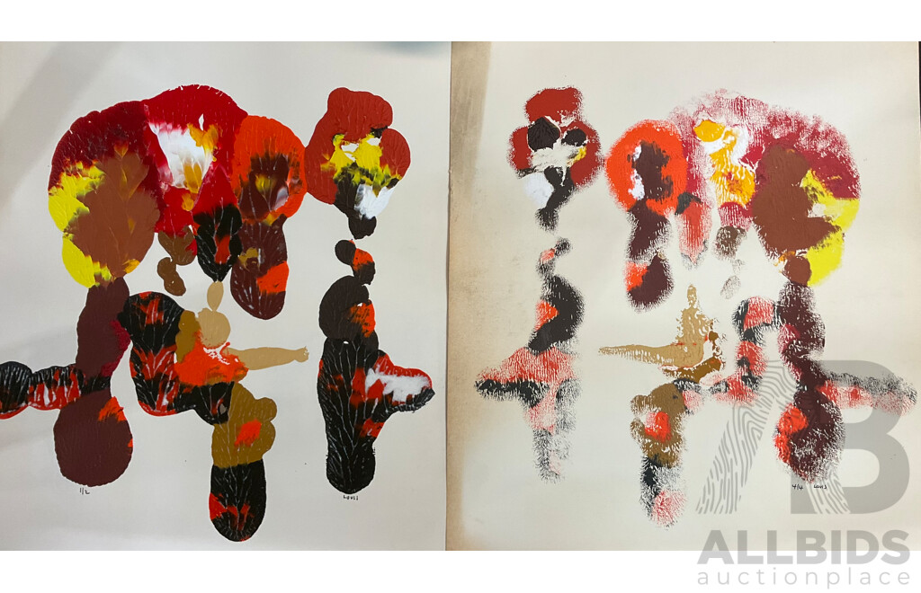 Practice Pieces: Life Drawings, Nude Figures & Abstract Paintings