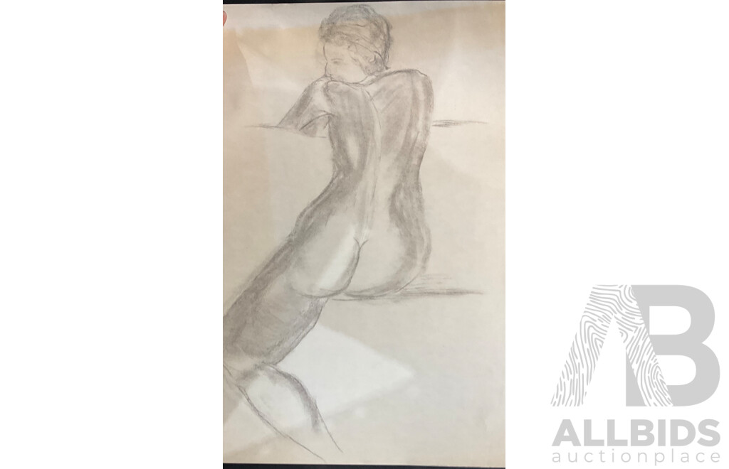 Practice Pieces: Life Drawings, Nude Figures & Abstract Paintings