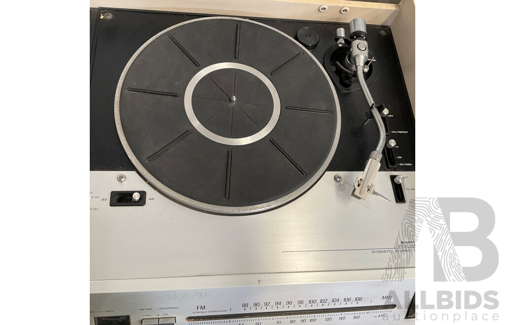 Vintage Sanyo DCW S17K S  Quadraphonic Stereo System (2 Speakers)