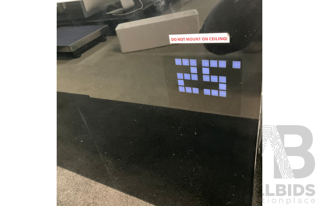 Euromatic Digital Glass Panel Heater 2000-2400W