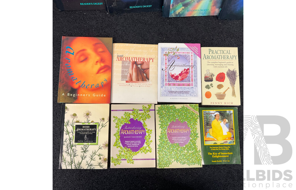 Reader's Digest Quest for the Unknown Series & Assorted Aromatherapy Books