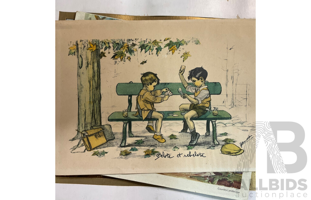 Mixed Lot - Vintage Painting, Prints and Artwork