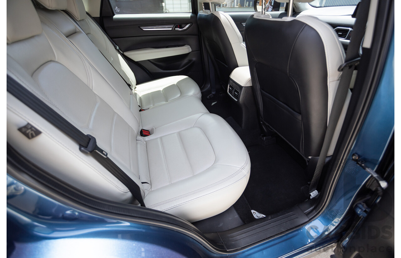 4/2018 Mazda CX-5 GT AWD KF MY17.5 4D Wagon Eternal Blue Turbo Diesel 2.2L
