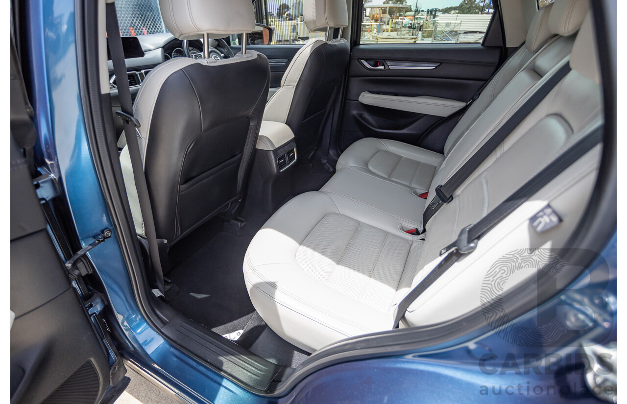 4/2018 Mazda CX-5 GT AWD KF MY17.5 4D Wagon Eternal Blue Turbo Diesel 2.2L