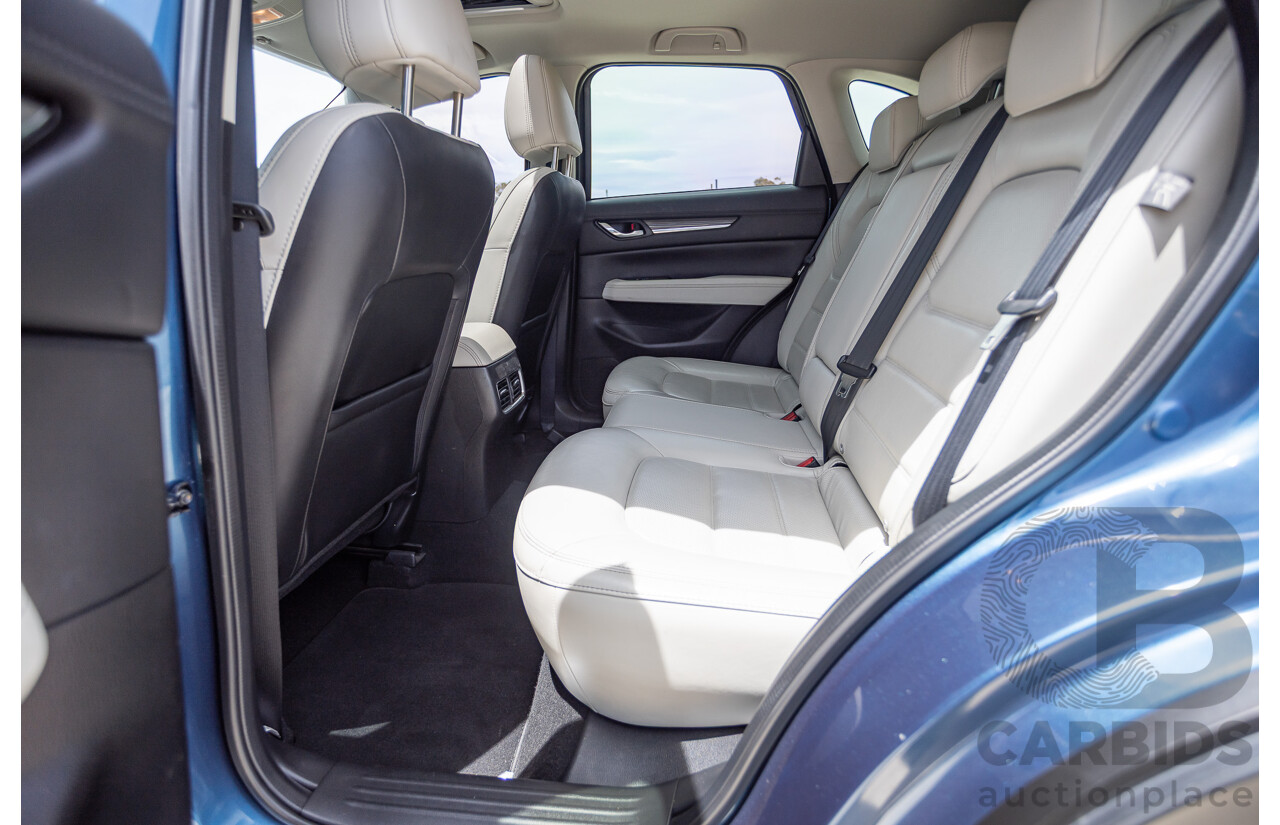 4/2018 Mazda CX-5 GT AWD KF MY17.5 4D Wagon Eternal Blue Turbo Diesel 2.2L