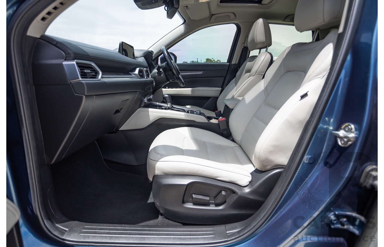 4/2018 Mazda CX-5 GT AWD KF MY17.5 4D Wagon Eternal Blue Turbo Diesel 2.2L