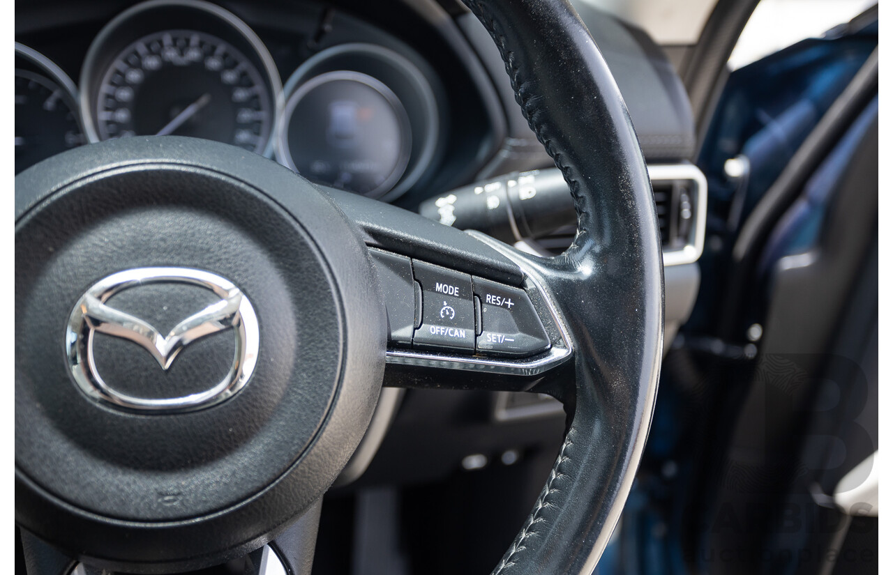 4/2018 Mazda CX-5 GT AWD KF MY17.5 4D Wagon Eternal Blue Turbo Diesel 2.2L