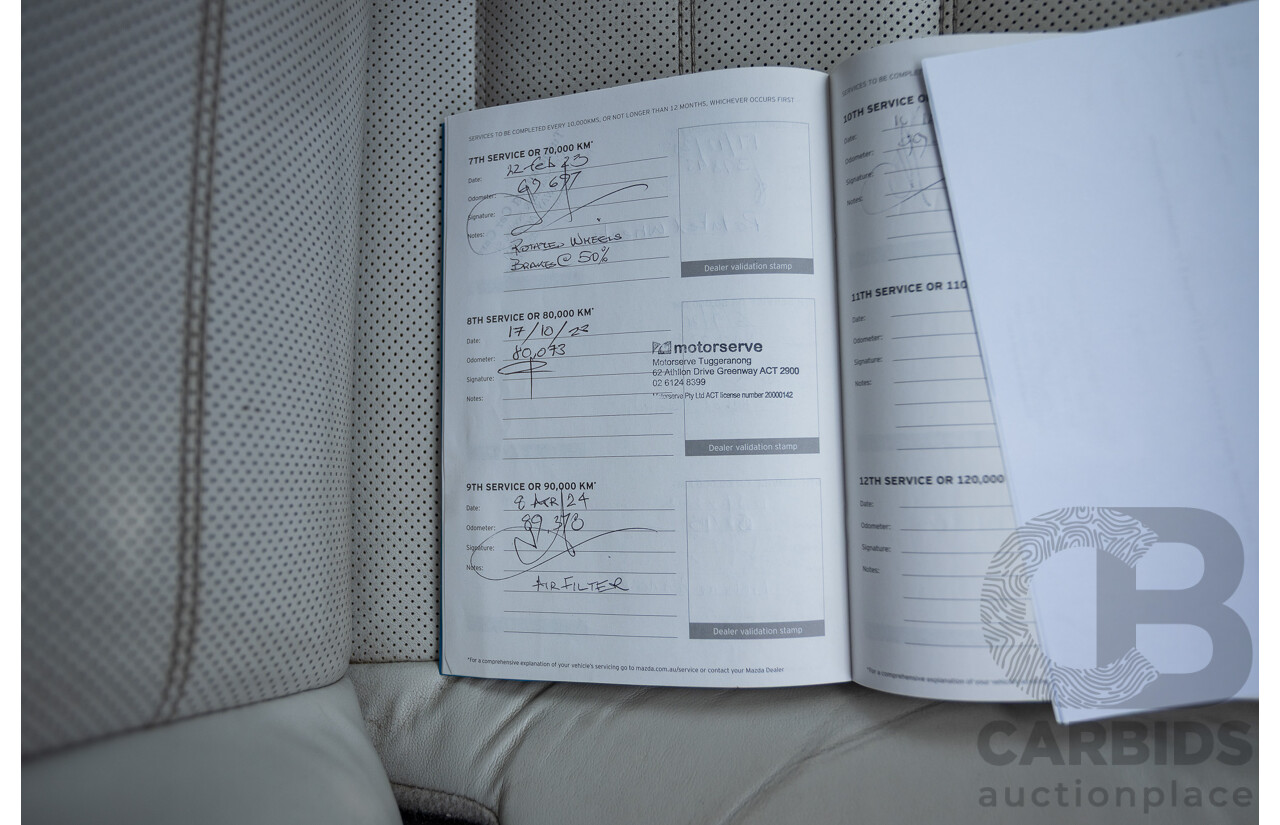 4/2018 Mazda CX-5 GT AWD KF MY17.5 4D Wagon Eternal Blue Turbo Diesel 2.2L