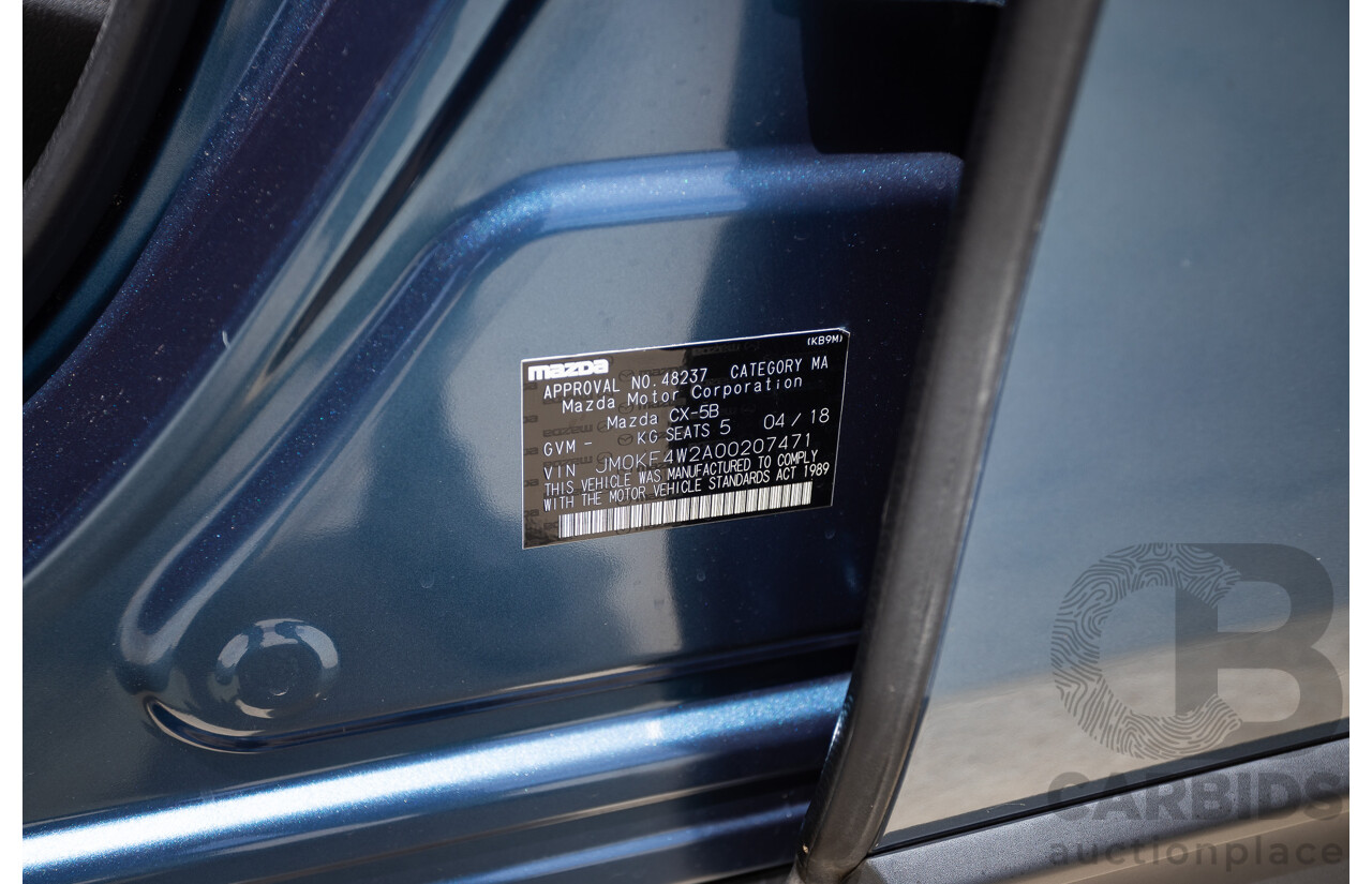 4/2018 Mazda CX-5 GT AWD KF MY17.5 4D Wagon Eternal Blue Turbo Diesel 2.2L