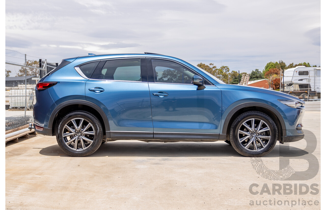 4/2018 Mazda CX-5 GT AWD KF MY17.5 4D Wagon Eternal Blue Turbo Diesel 2.2L