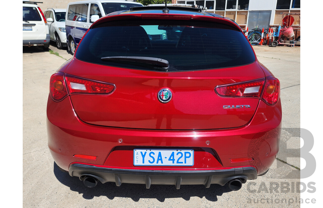 7/2017 Alfa Romeo Giulietta Veloce MY17 5d Hatchback Red 1.7L