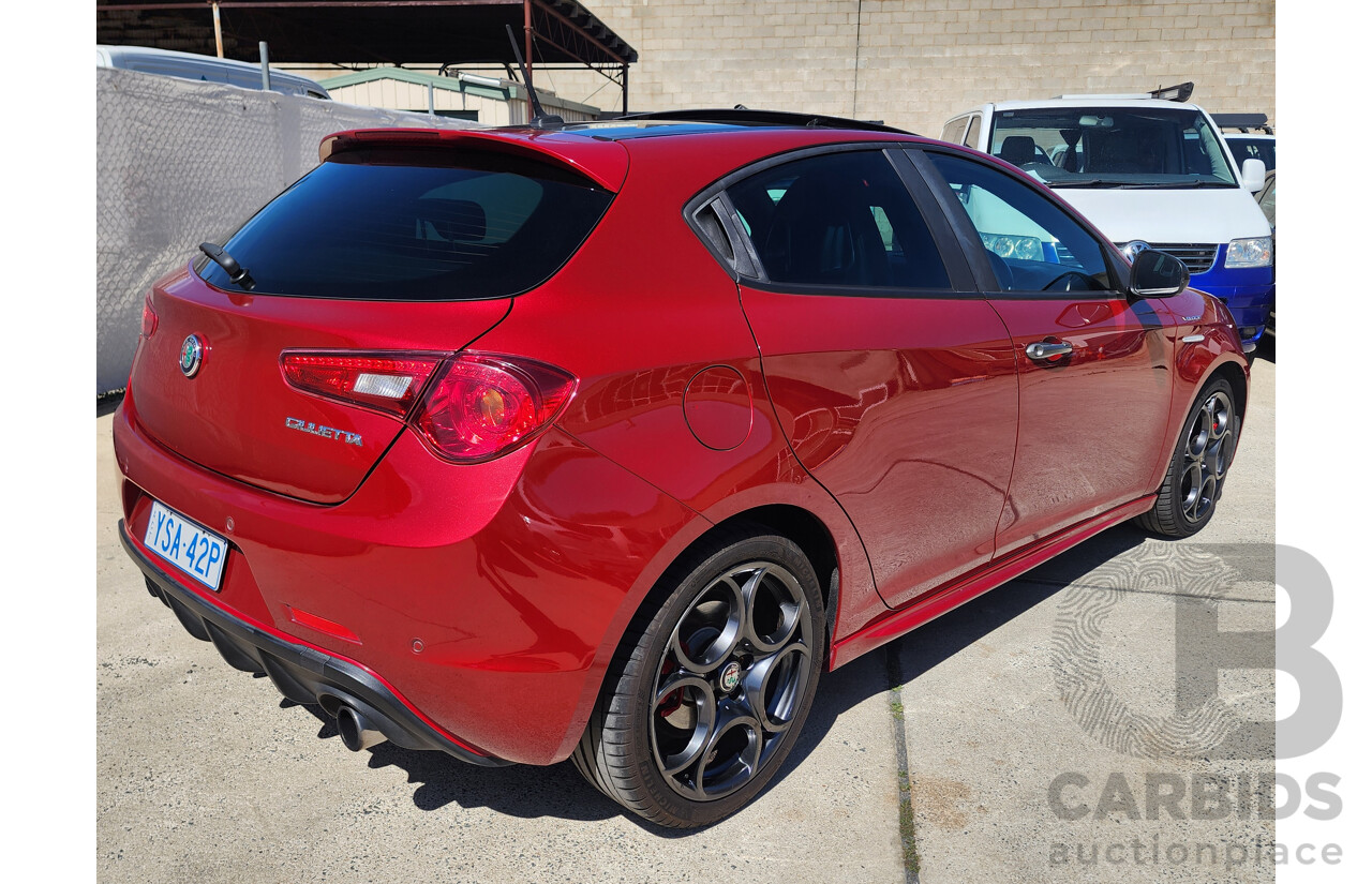 7/2017 Alfa Romeo Giulietta Veloce MY17 5d Hatchback Red 1.7L