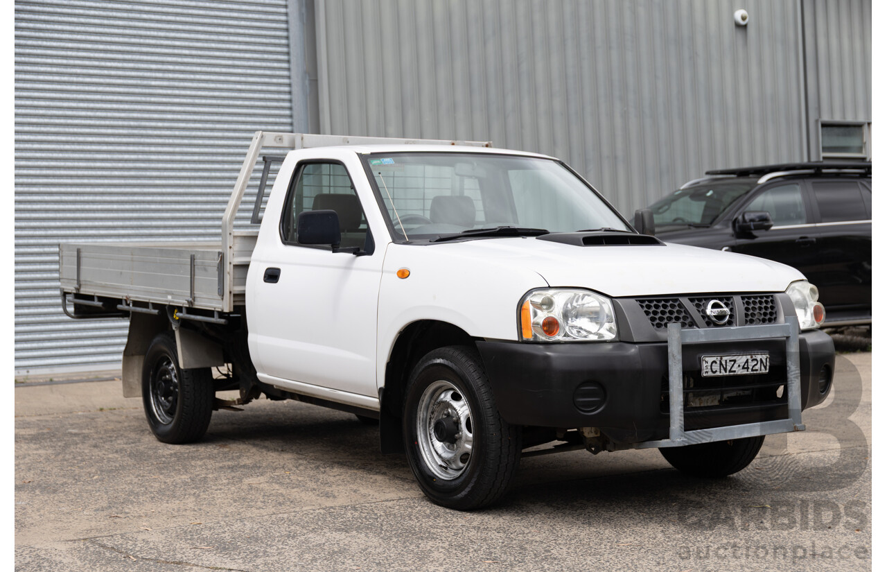 5/2013 Nissan Navara DX (4x2) D22 SERIES 5 C/Chas Polar White Turbo Diesel 2.5L