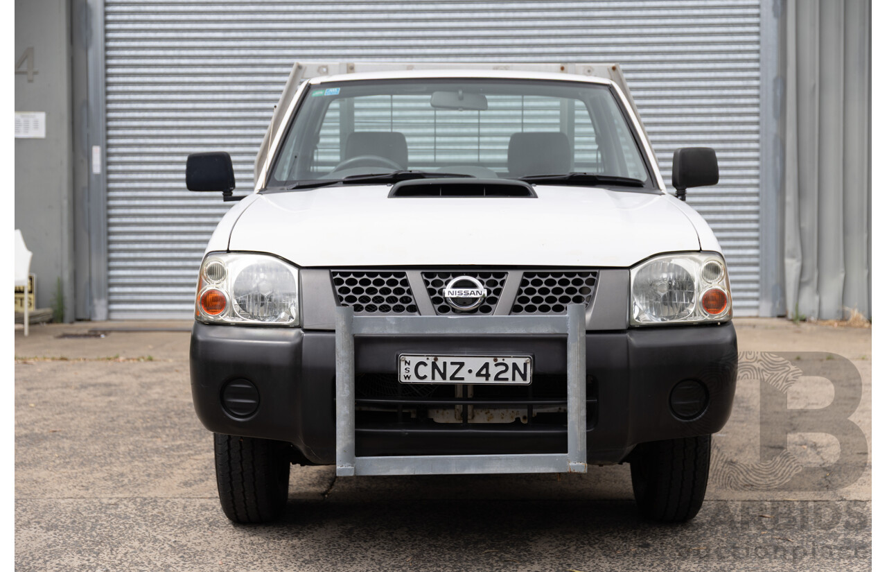 5/2013 Nissan Navara DX (4x2) D22 SERIES 5 C/Chas Polar White Turbo Diesel 2.5L