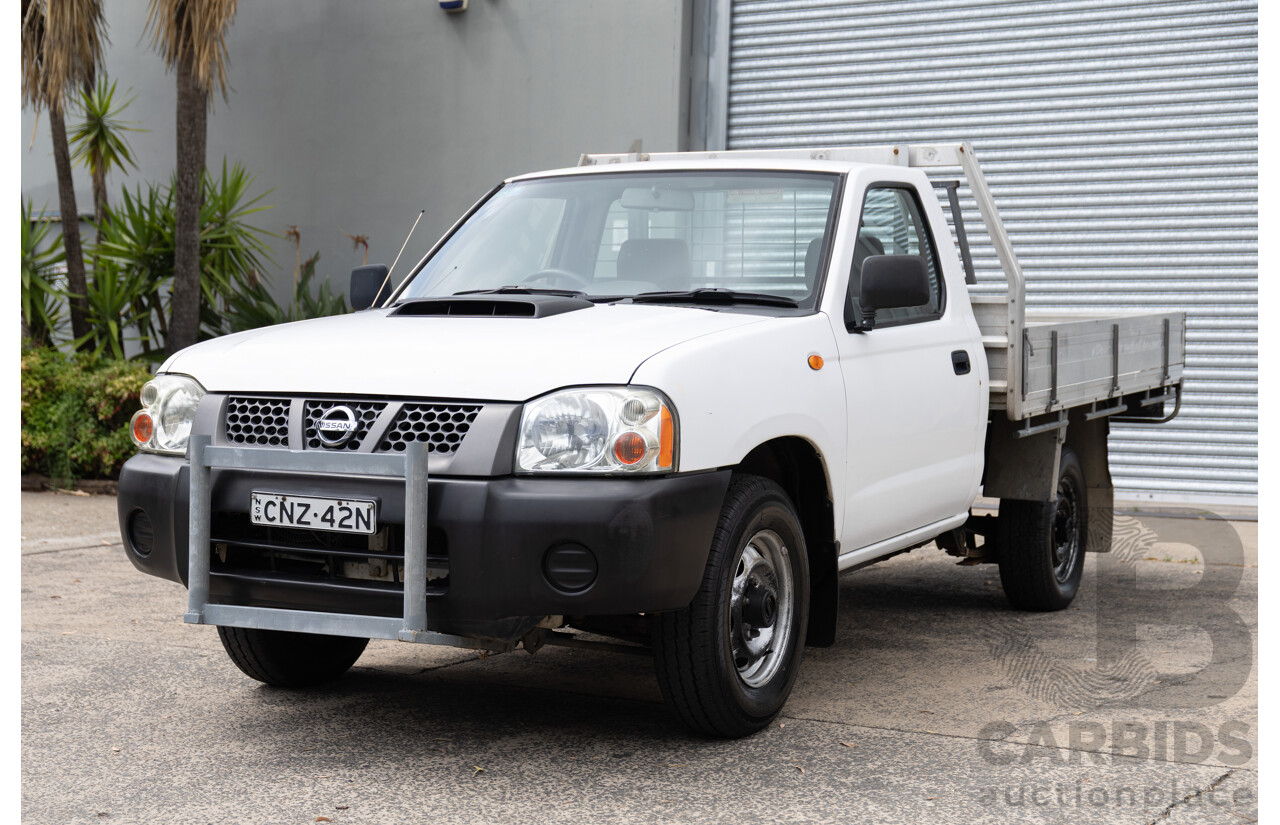 5/2013 Nissan Navara DX (4x2) D22 SERIES 5 C/Chas Polar White Turbo Diesel 2.5L