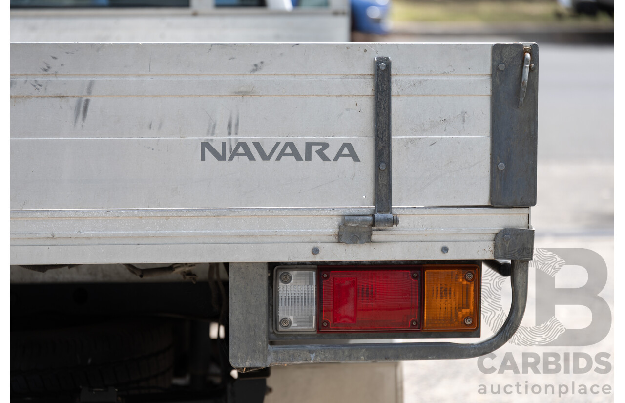 5/2013 Nissan Navara DX (4x2) D22 SERIES 5 C/Chas Polar White Turbo Diesel 2.5L