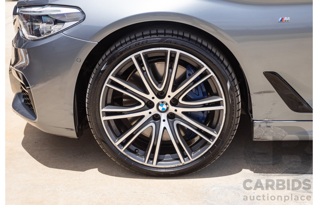 8/2017 BMW 540i M-Sport G30 MY18 4D Sedan Bluestone Metallic Tubro 3.0L