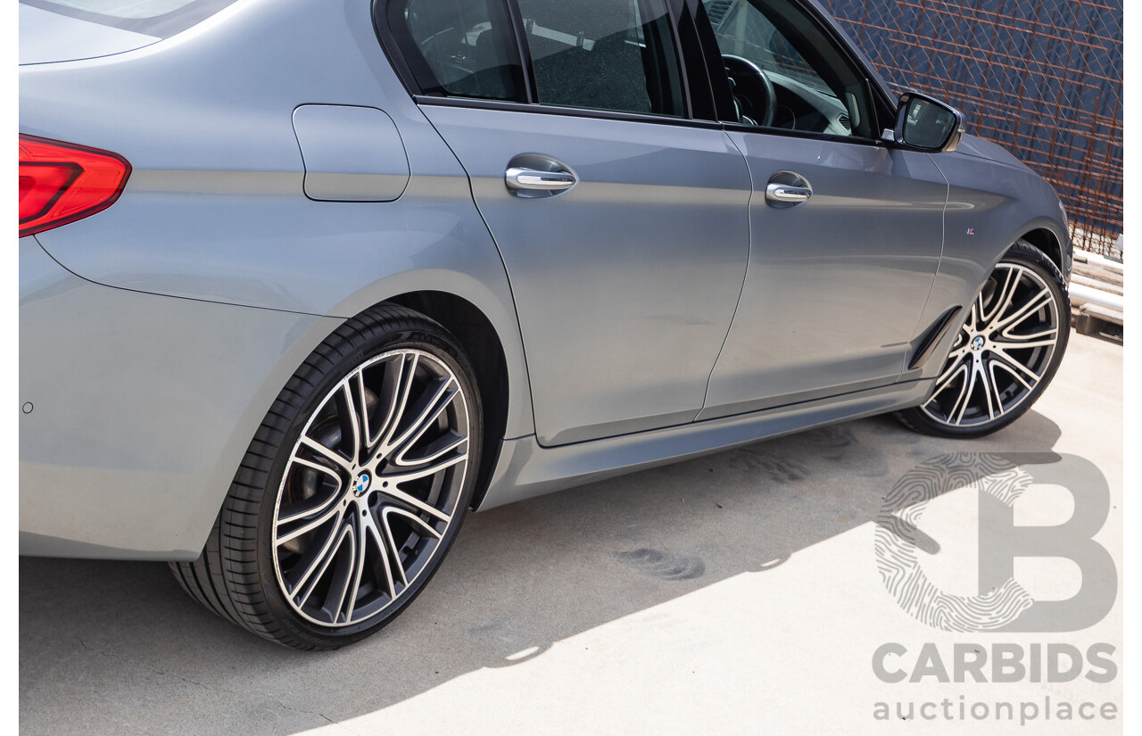 8/2017 BMW 540i M-Sport G30 MY18 4D Sedan Bluestone Metallic Tubro 3.0L