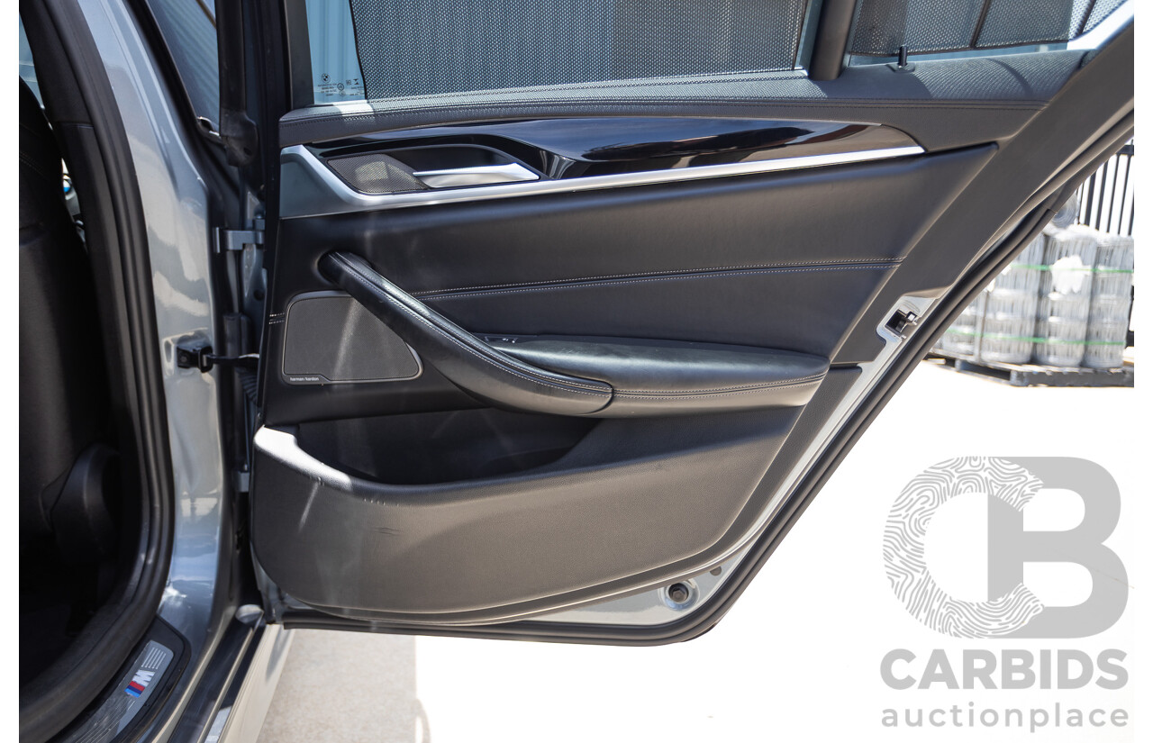 8/2017 BMW 540i M-Sport G30 MY18 4D Sedan Bluestone Metallic Tubro 3.0L