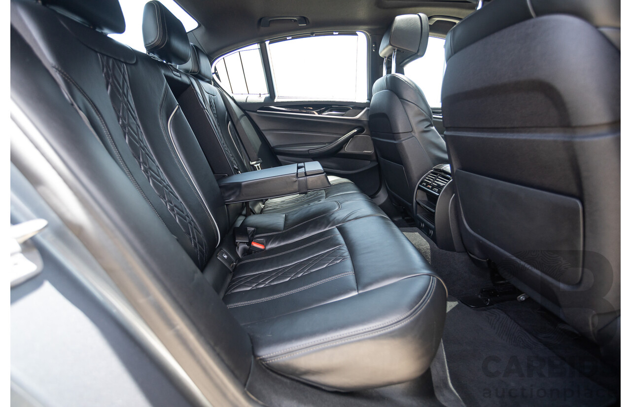 8/2017 BMW 540i M-Sport G30 MY18 4D Sedan Bluestone Metallic Tubro 3.0L