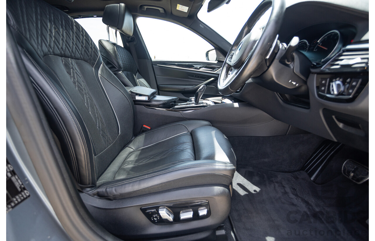 8/2017 BMW 540i M-Sport G30 MY18 4D Sedan Bluestone Metallic Tubro 3.0L