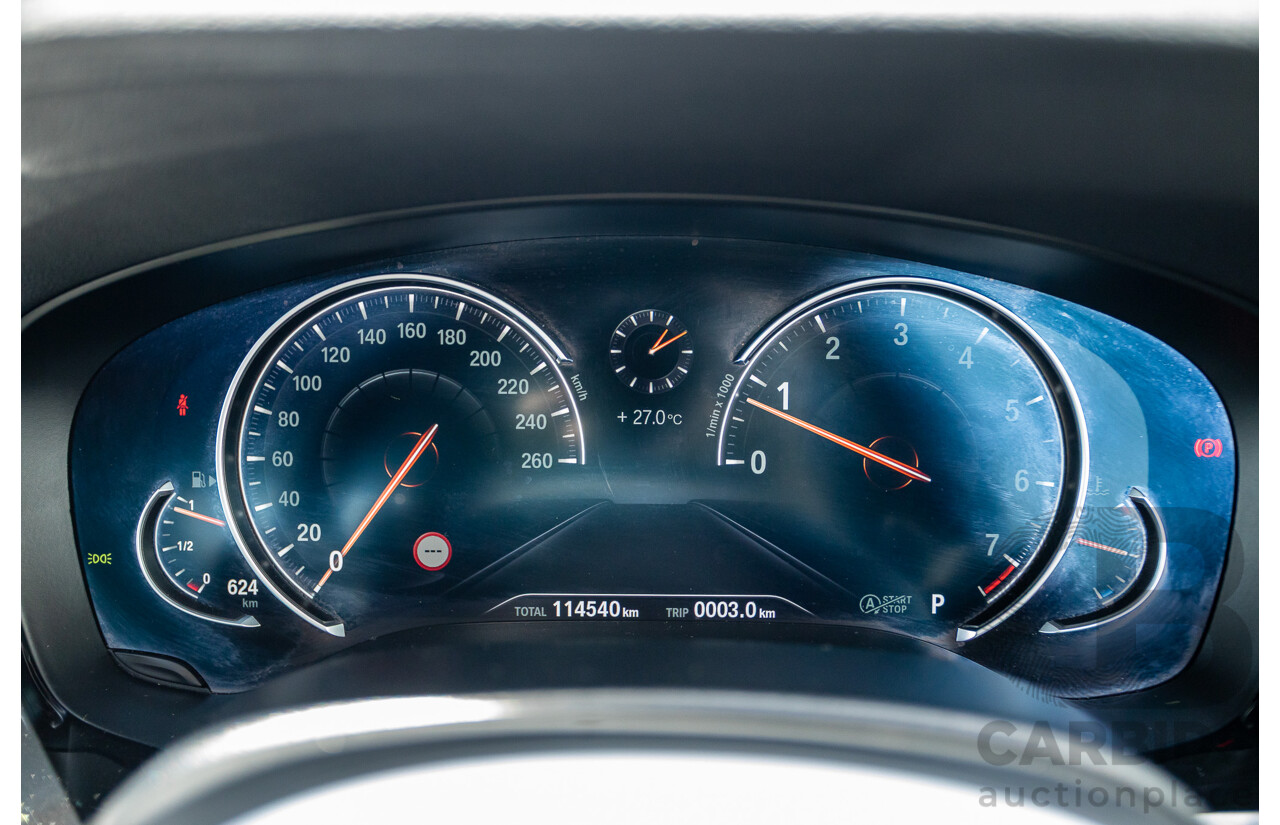 8/2017 BMW 540i M-Sport G30 MY18 4D Sedan Bluestone Metallic Tubro 3.0L