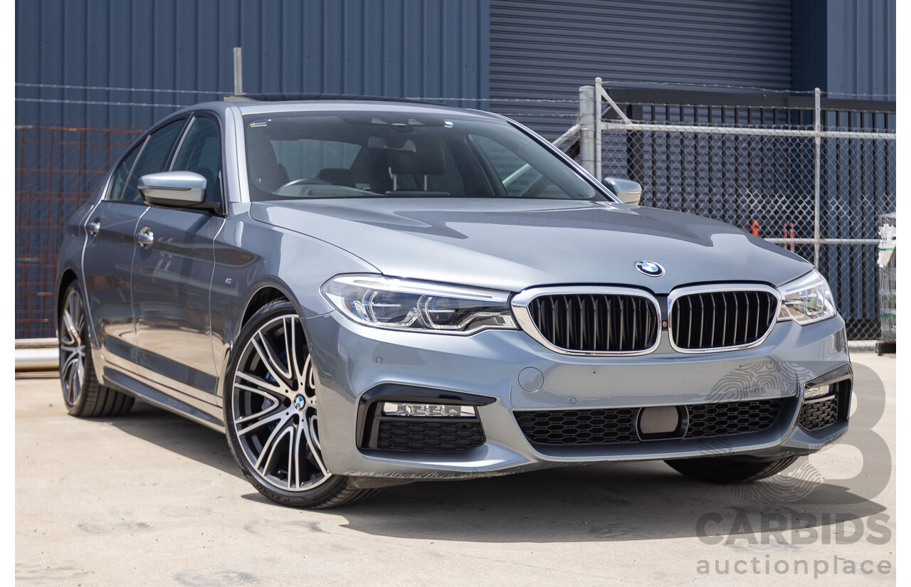 8/2017 BMW 540i M-Sport G30 MY18 4D Sedan Bluestone Metallic Tubro 3.0L
