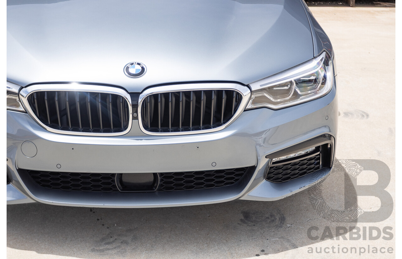 8/2017 BMW 540i M-Sport G30 MY18 4D Sedan Bluestone Metallic Tubro 3.0L