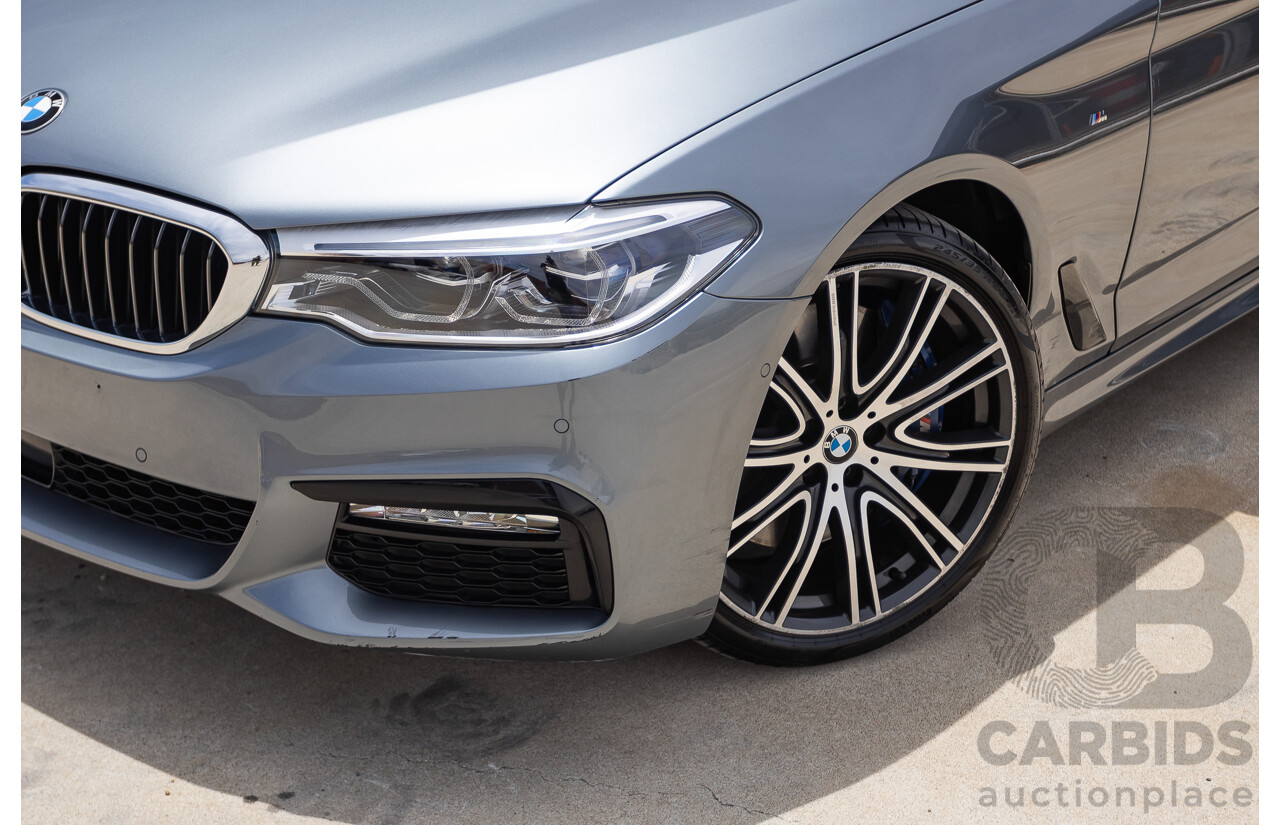 8/2017 BMW 540i M-Sport G30 MY18 4D Sedan Bluestone Metallic Tubro 3.0L