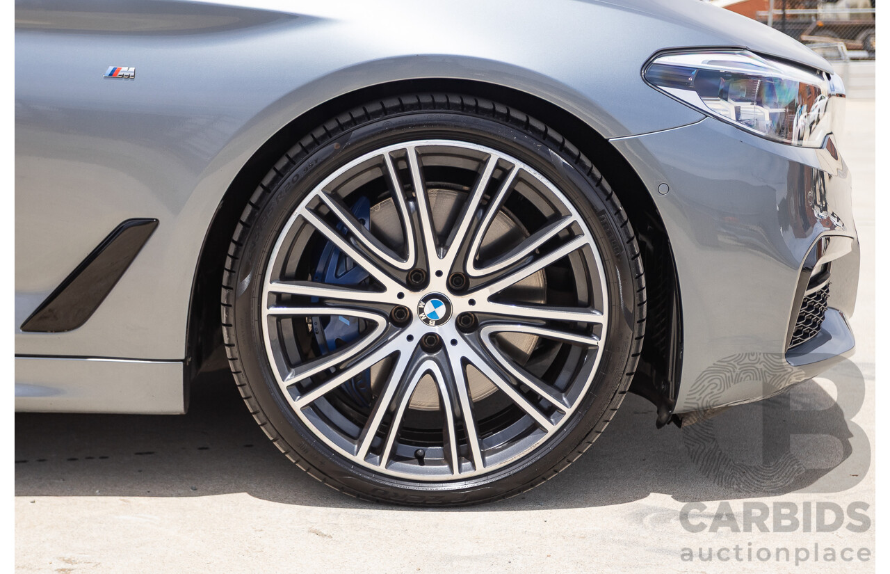 8/2017 BMW 540i M-Sport G30 MY18 4D Sedan Bluestone Metallic Tubro 3.0L
