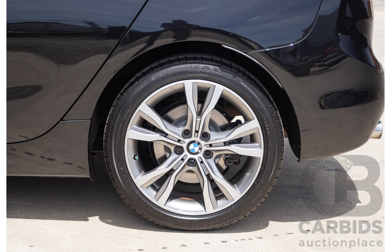 6/2015 BMW 225i Active Tourer Sport Line FWD F45 4D Wagon Black Sapphire Metallic Turbo 2.0L