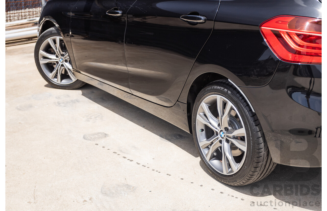 6/2015 BMW 225i Active Tourer Sport Line FWD F45 4D Wagon Black Sapphire Metallic Turbo 2.0L