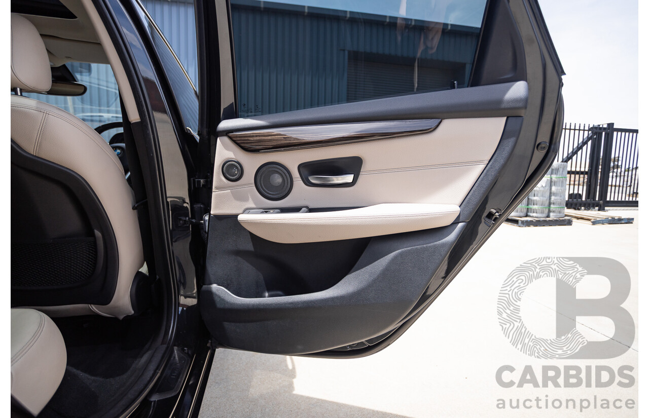 6/2015 BMW 225i Active Tourer Sport Line FWD F45 4D Wagon Black Sapphire Metallic Turbo 2.0L