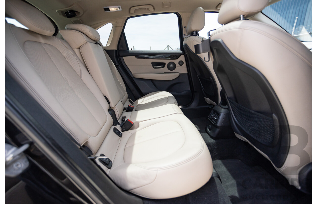 6/2015 BMW 225i Active Tourer Sport Line FWD F45 4D Wagon Black Sapphire Metallic Turbo 2.0L