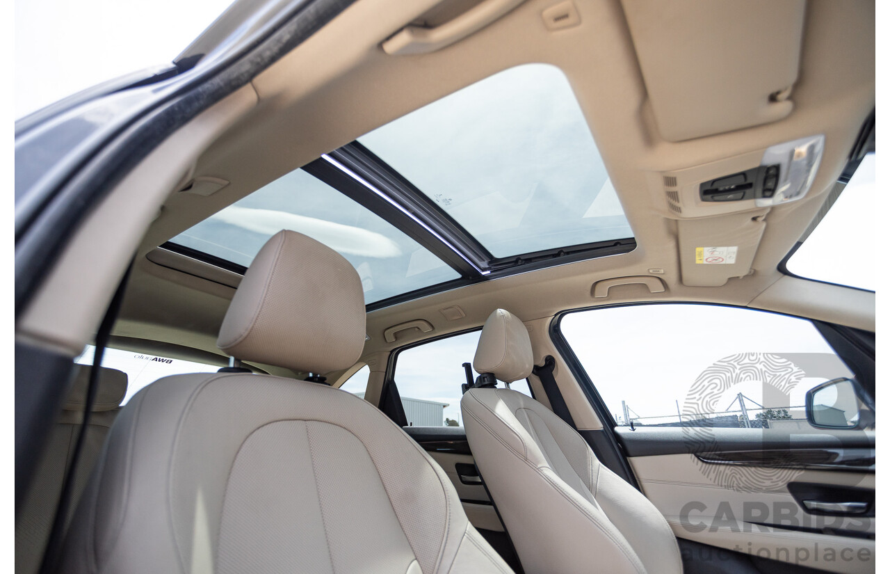 6/2015 BMW 225i Active Tourer Sport Line FWD F45 4D Wagon Black Sapphire Metallic Turbo 2.0L