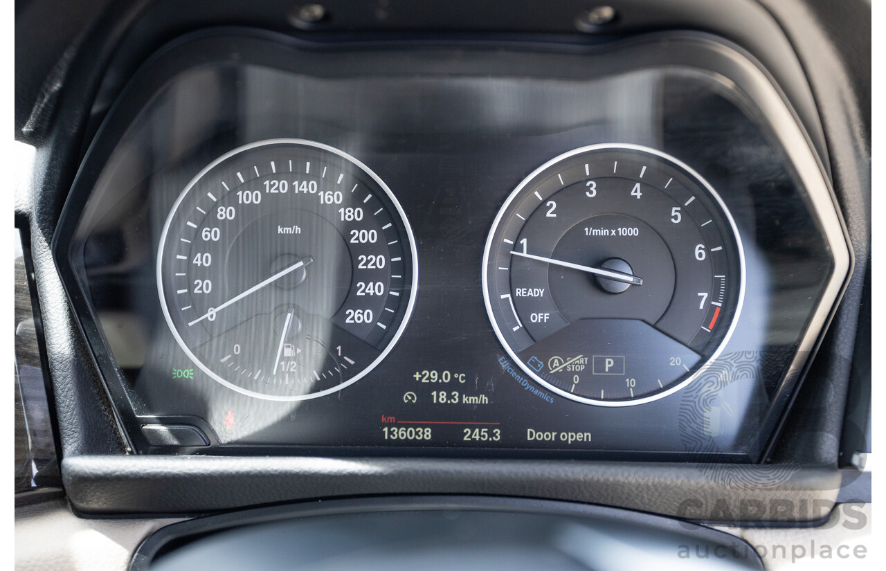 6/2015 BMW 225i Active Tourer Sport Line FWD F45 4D Wagon Black Sapphire Metallic Turbo 2.0L