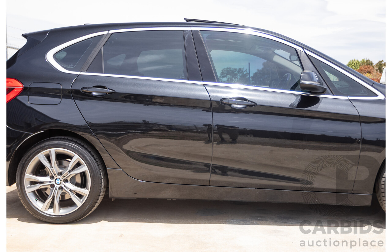 6/2015 BMW 225i Active Tourer Sport Line FWD F45 4D Wagon Black Sapphire Metallic Turbo 2.0L