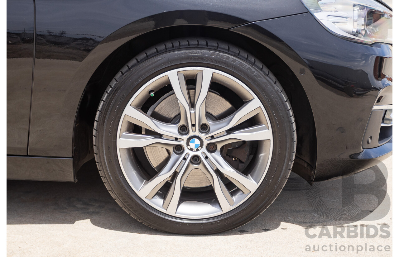 6/2015 BMW 225i Active Tourer Sport Line FWD F45 4D Wagon Black Sapphire Metallic Turbo 2.0L