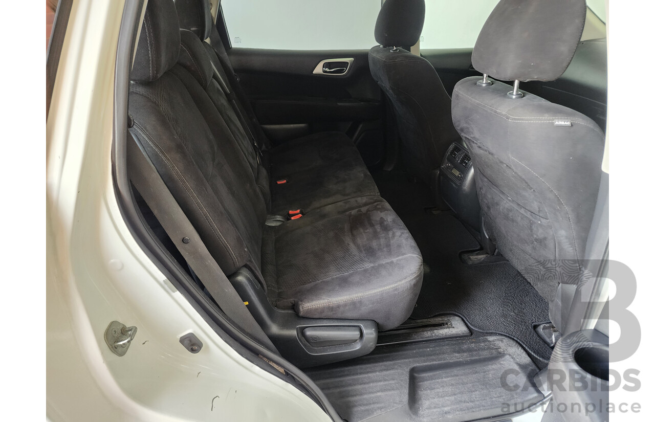 6/2014 Nissan Pathfinder ST (4x2) R52 4d Wagon White 3.5L