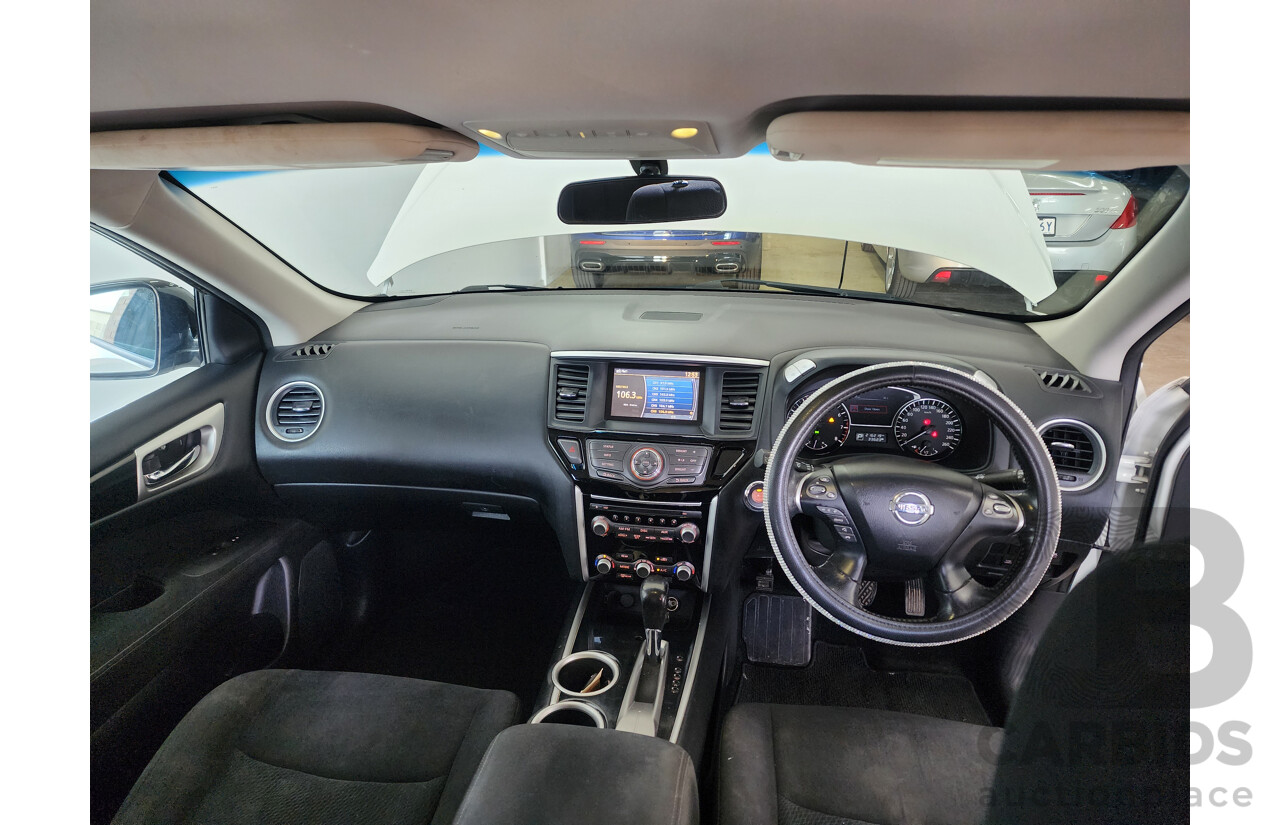 6/2014 Nissan Pathfinder ST (4x2) R52 4d Wagon White 3.5L