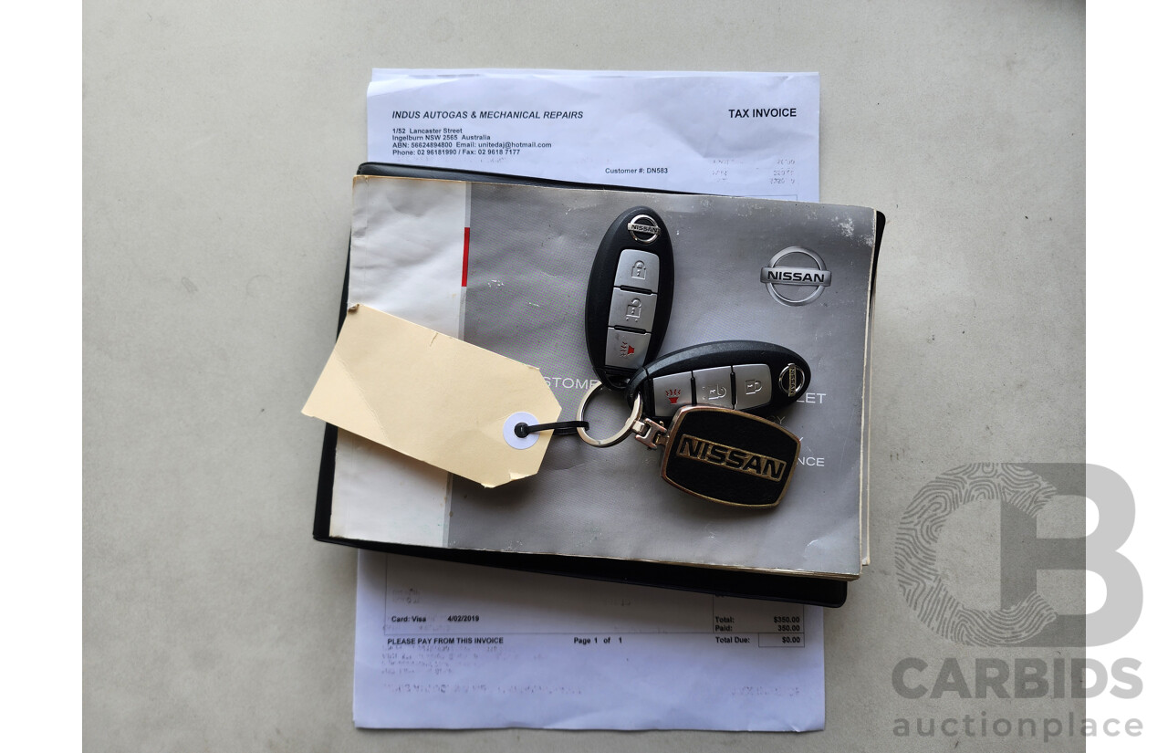 6/2014 Nissan Pathfinder ST (4x2) R52 4d Wagon White 3.5L