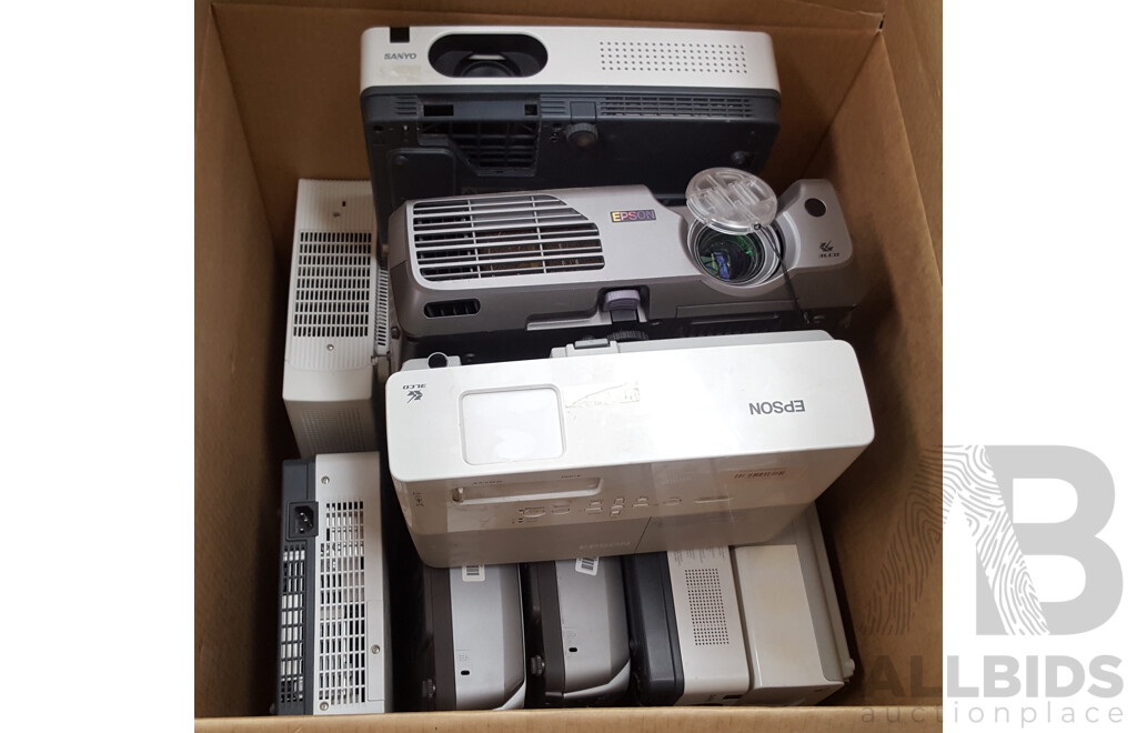 Bulk Lot of Assorted Projectors