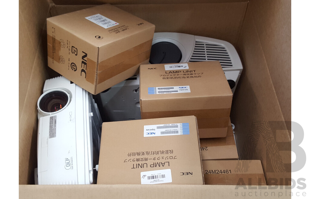 Bulk Lot of Assorted Projectors