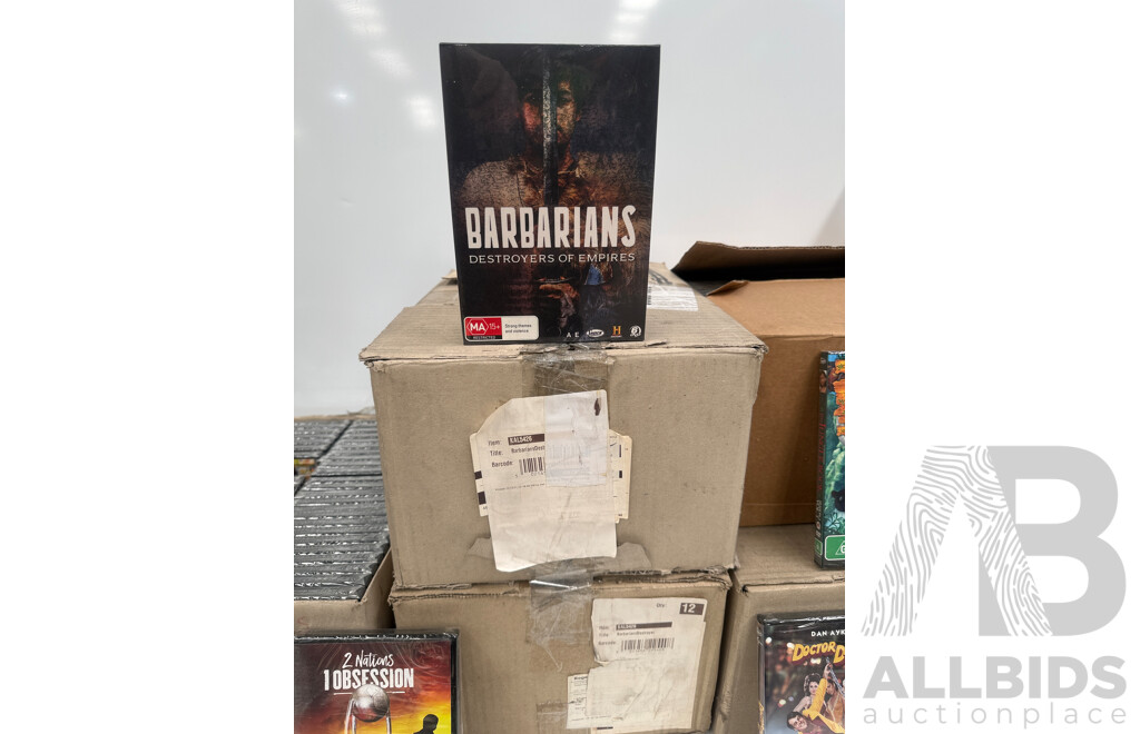6x Boxes of Assorted DVDS