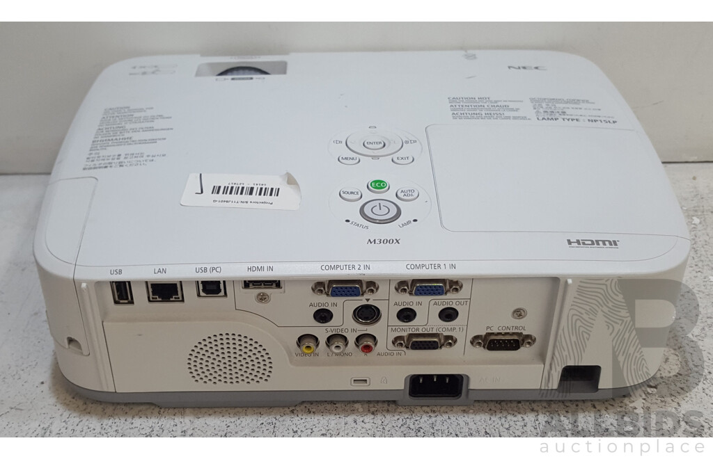 NEC (M300X) XGA 3LCD Projector