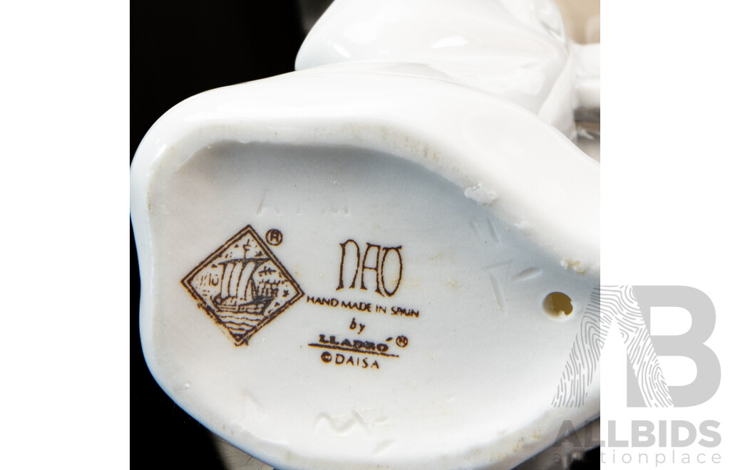 Collection of Four Porcelain Nao Figures by Lladro