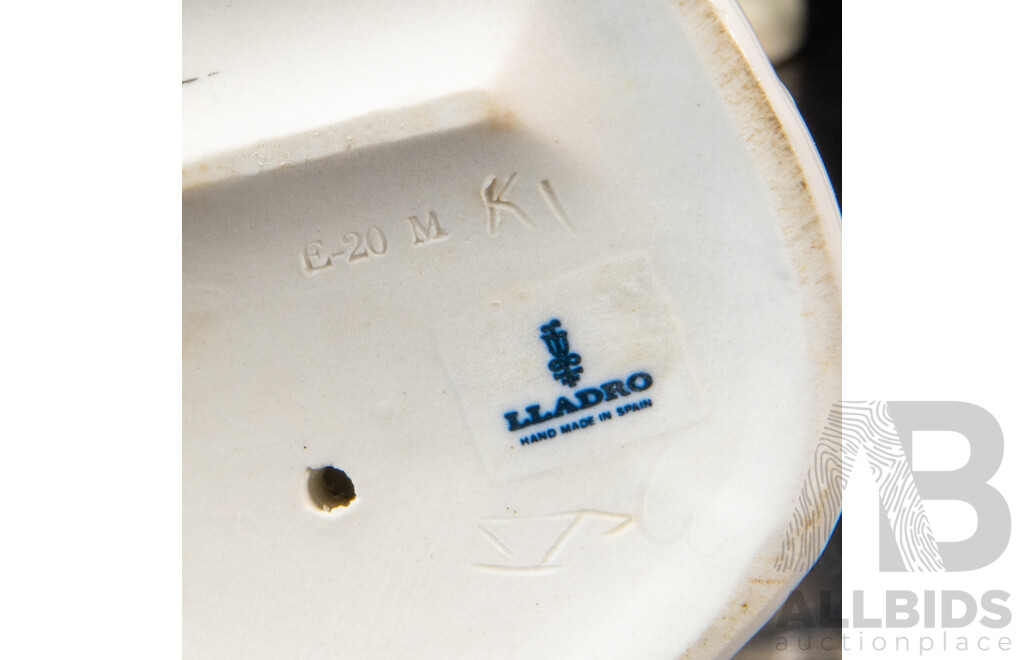 Collection of Four Water Themed Lladro Porcelain Figurines