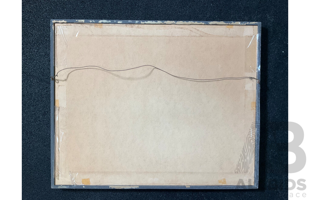 After Christopher Saxton ''Saxton's Map of Hertfordshire'' (1577), Colored Print - Framed, 53 X 66 Cm (frame)